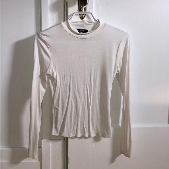 Gilet blanc avec petit col roulé - Picture 1 of 1